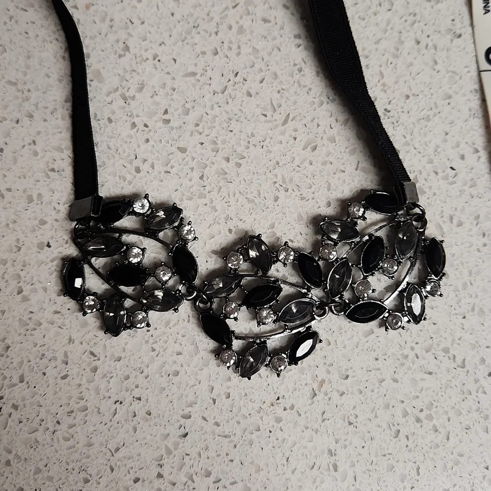Maurices NWT Black Bling Statement Fashion Stretch Headband